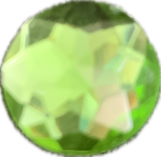 Sparkly Green Circle