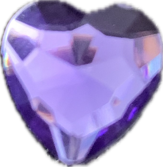 Sparkly Purple Heart