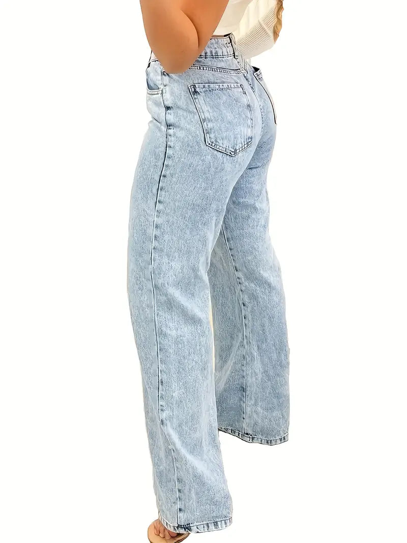 Light Washed High Waisted Jeans